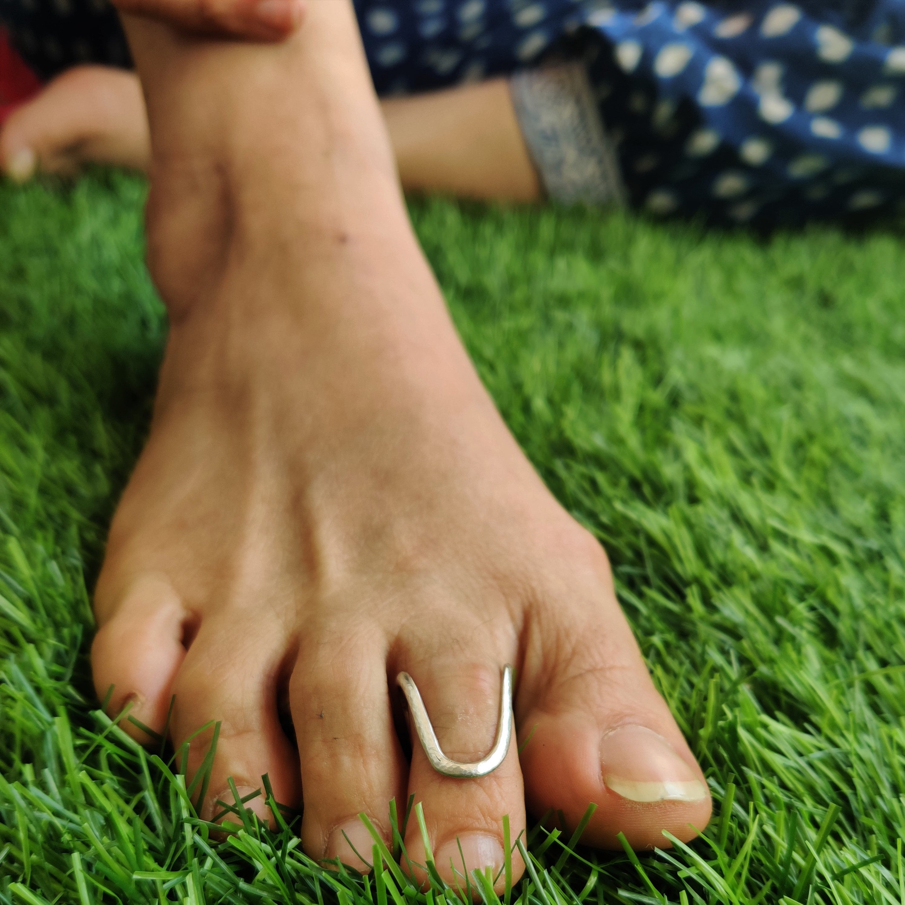 Beautiful Broad Gold Plated Toe Ring For Women @abdesignsjewellery |  Instagram