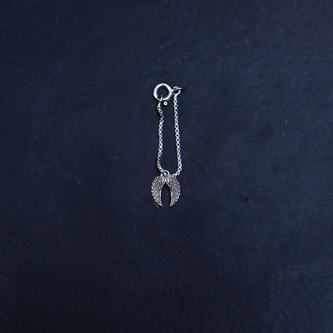 Quirksmith's Pankh Watch Charm Chain: in 92.5 Silver. Explore gift ideas for women, couple gifts, the best gifts for women.